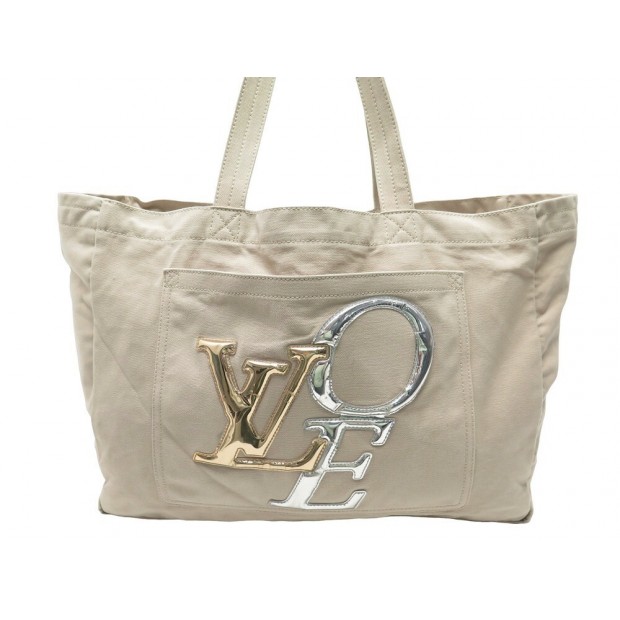 SAC A MAIN LOUIS VUITTON CABAS M95465 C'EST L'AMOUR TOILE THAT'S LOVE TOTE BAG