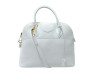 sac a main hermes bolide 35 cm en cuir autruche blanc