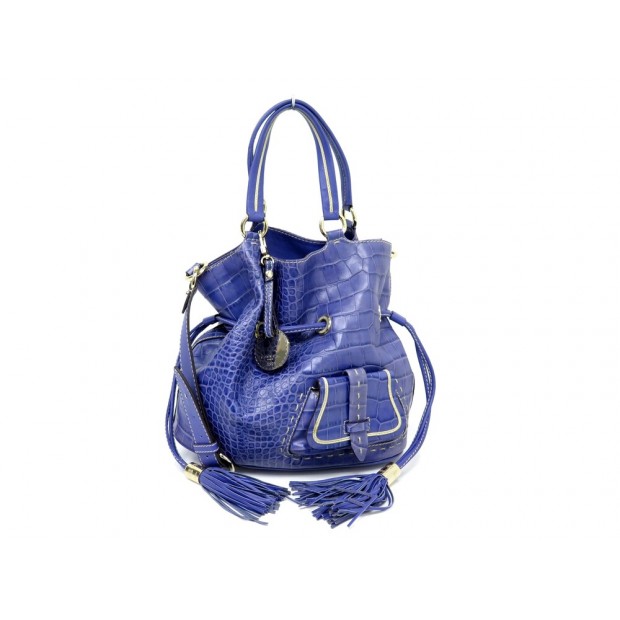 NEUF SAC A MAIN LANCEL PREMIER FLIRT MM A02185 CUIR FACON CROCO HAND BAG 850€