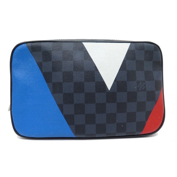 TROUSSE DE TOILETTE LOUIS VUITTON N41608 DAMIER COBALT AMERICA'S CUP 2017 POUCH