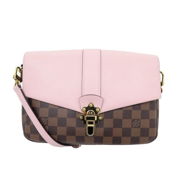 NEUF SAC A MAIN LOUIS VUITTON CLAPTON DAMIER MAGNOLA N44244 CUIR HAND BAG 1800€