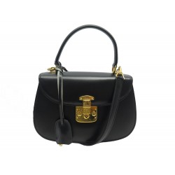 VINTAGE SAC A MAIN GUCCI LADY LOCK 000-46-0210 CUIR BANDOULIERE HANDBAG 1800€