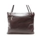 NEUF SAC A MAIN GIORGIO ARMANI CUIR MARRON 