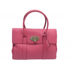 NEUF SAC A MAIN MULBERRY BAYSWATER HH2873 CUIR GRAINE ROSE GERANIUM PURSE 1425€