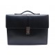 NEUF VINTAGE PORTE DOCUMENT LANCEL SACOCHE CUIR NOIR LEATHER BRIEFCASE 700€