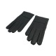 NEUF GANTS HERMES EN CUIR DE CERF NOIR BLACK LEATHER TAILLE 9 NEW GLOVES 895€