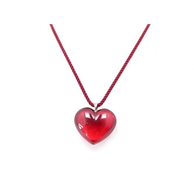 COLLIER BACCARAT CRISTAL COEUR ROUGE 