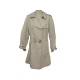 IMPERMEABLE HERMES TRENCH MASTIC 44 L EN COTON BEIGE AVEC CEINTURE COAT 3800€