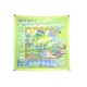 NEUF FOULARD HERMES CASINO MONTE-CARLO METZ CARRE 90 SOIE VERT SILK SCARF RARE