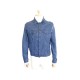 NEUF VESTE REDSKINS XL 50 BLOUSON EN CUIR BLEU MANTEAU LEATHER JACKET 450€