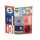 NEUF FOULARD CHANEL LOGO CC & CHIFFRES EN SOIE CARRE 90 NEW SILK SCARF 490€