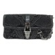 SAC A MAIN POCHETTE GUCCI 150972 EN CUIR LEZARD PERLES BRODEES BLACK CLUTCH 980€