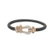 BRACELET FRED FORCE 10 GM MANILLE NACRE & EN OR JAUNE 18K T17 BANGLE STRAP 4630€