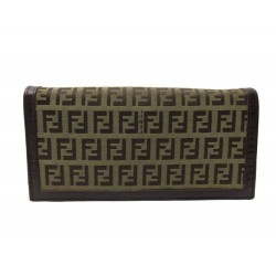 PORTEFEUILLE FENDI TOILE MONOGRAMME ZUCCA 8M0000 PORTE MONNAIE WALLET 520€