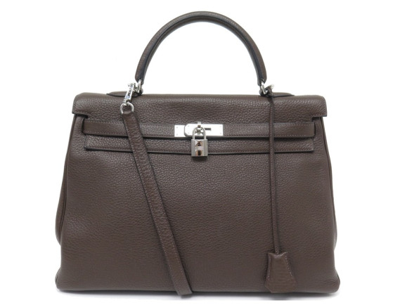 sac a main hermes kelly 35 retourne cuir taurillon
