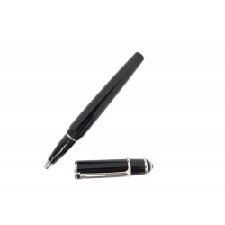 NEUF STYLO BILLE CARTIER DIABOLO ROLLERBALL EN RESINE NOIR BLACK RESIN PEN 485€