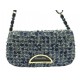 SAC A MAIN CHRISTIAN DIOR MALICE EN DENIM BLEU PORTE EPAULE HAND BAG PURSE