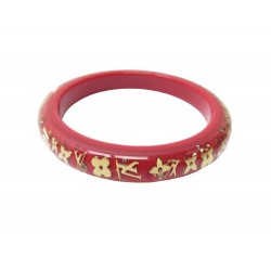 BRACELET LOUIS VUITTON INCLUSION PM MONOGRAM 18 CM RESINE ROUGE STRAP RESIN 390€