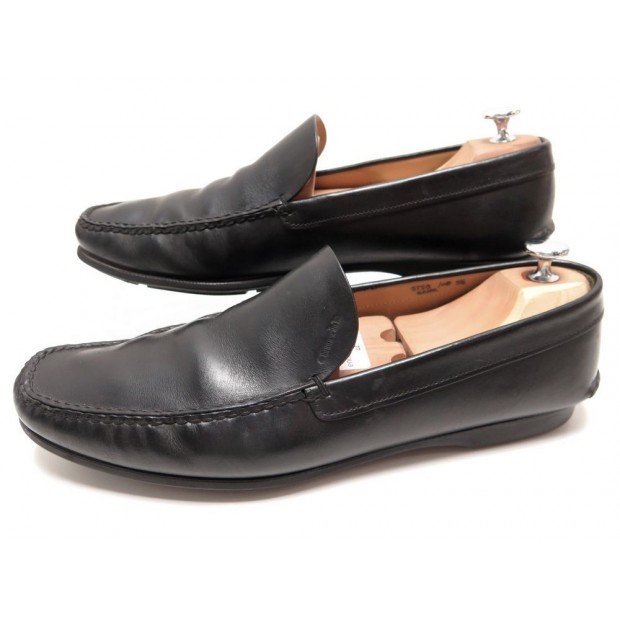  CHAUSSURES CHURCH S KANE 9.5 MOCASSINS CUIR NOIR 