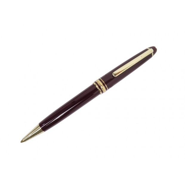 NEUF VINTAGE STYLO BILLE MONTBLANC MEISTERSTUCK CLASSIQUE RESINE BORDEAUX 615€