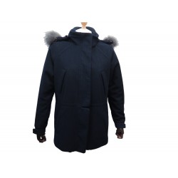 MANTEAU LORO PIANA BLOUSON ICERY CAPUCHE FOURRURE RENARD M 38 COAT 5600€