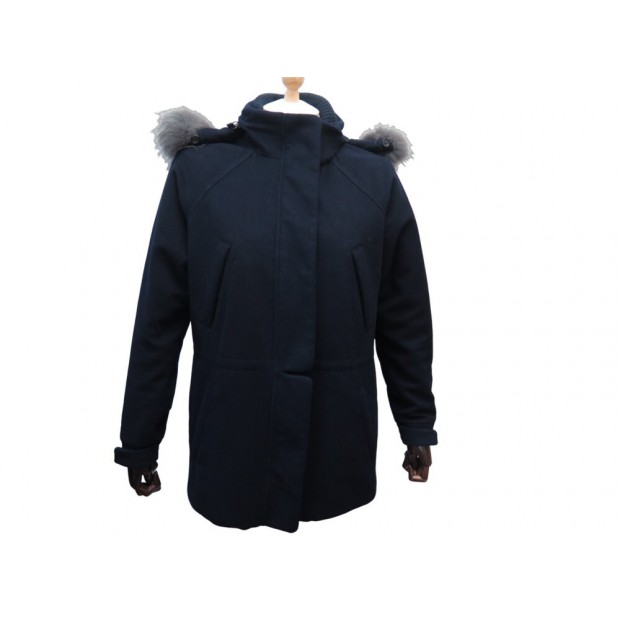 MANTEAU LORO PIANA BLOUSON ICERY CAPUCHE FOURRURE RENARD M 38 COAT 5600€