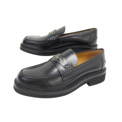 NEUF CHAUSSURES CHRISTIAN DIOR MOCASSIN BOY KDB759ACA 38 LEATHER NEW SHOES 950€