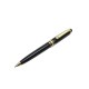 NEUF STYLO BILLE MONTBLANC MEISTERSTUCK MOZART 108730 DORE RESINE NOIR PEN 395€