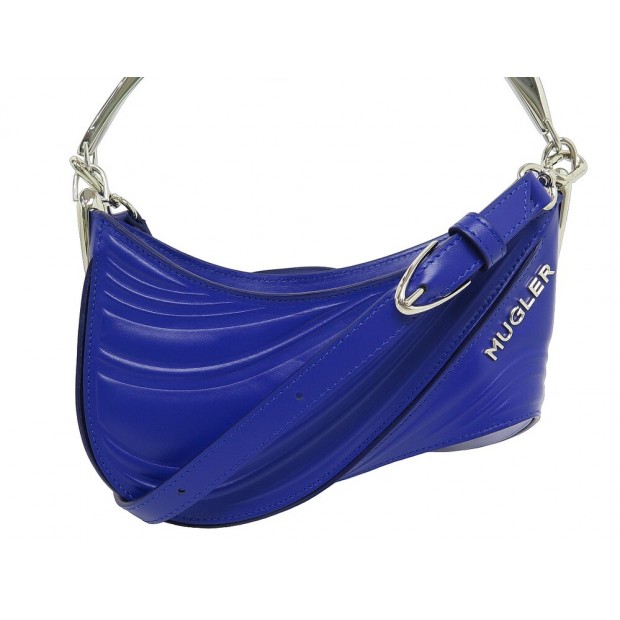 NEUF SAC A MAIN THIERRY MUGLER SMALL SPIRAL CURVE 01 BANDOULIERE HAND BAG 2390€