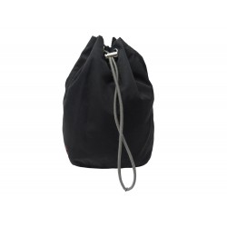 POCHETTE PRADA SEAU EN NYLON NOIR BLACK BUCKET CLUTCH POUCH BAG 500€