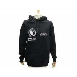 NEUF SWEAT A CAPUCHE BALENCIAGA WORLD FOOD PROGRAMME OVERSIZE 600583 L 40 1200€