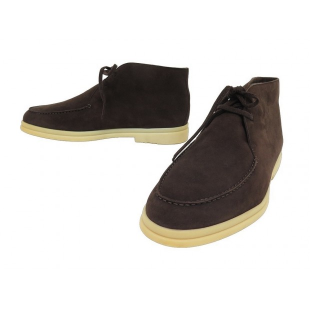 NEUF CHAUSSURES LORO PIANA BOTTINES WALK AND WALK CHUKKA 41 IT 42 FR SHOES 1050€