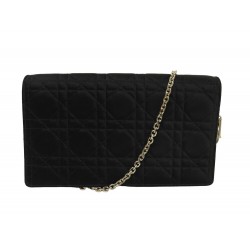 NEUF SAC A MAIN CHRISTIAN DIOR POCHETTE LADY SATIN CANNAGE BANDOULIERE BAG 1800€