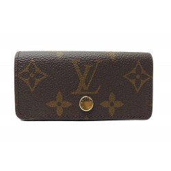 NEUF PORTE CLES LOUIS VUITTON MULTICLES ETUI 4 TOILE MONOGRAM KEY HOLDER 200€