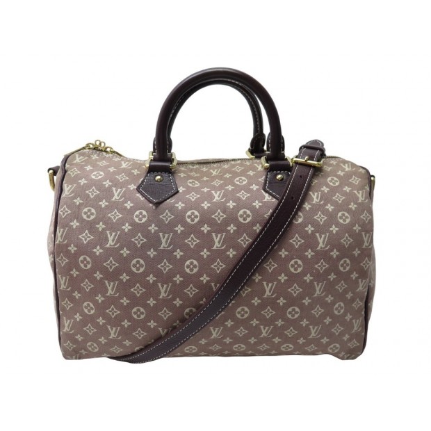 SAC A MAIN LOUIS VUITTON SPEEDY 30 TOILE MINI LIN MONOGRAM BANDOULIERE BAG 1200€