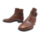 CHAUSSURES JM WESTON JODHPUR 722 BOTTINES 8D 42 EN CUIR MARRON BOOTS SHOES 1050€