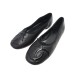 NEUF CHAUSSURES CHANEL BALLERINES CAMBON G24712 41 LOGO CC CUIR MATELASSE 690€