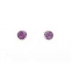 NEUF BOUCLES D'OREILLES POIRAY LOLITA 847106 EN OR 18K AMETHYSTE EARRINGS 1440€