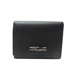 NEUF PORTEFEUILLE LONGCHAMP ROSEAU ESSENTIAL 30021968001 LEATHER WALLET 200€