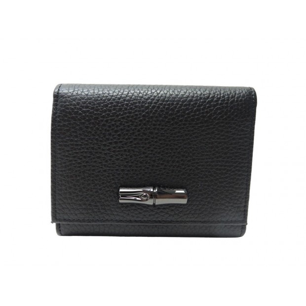NEUF PORTEFEUILLE LONGCHAMP ROSEAU ESSENTIAL 30021968001 LEATHER WALLET 200€