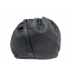 NEUF SAC A MAIN BOTTEGA VENETA BORSA CUIR INTRECCIATO 245591 NOIR HAND BAG 3500€