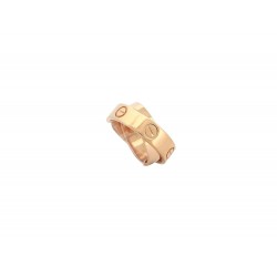 BAGUE CARTIER DOUBLE LOVE EN OR ROSE 18K T50 PENDENTIF PENDANT GOLD RING 2345€