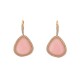 BOUCLES D OREILLES DJULA MAGIC STONES OPALE OR ROSE 18K DIAMANTS EARRINGS 2895€