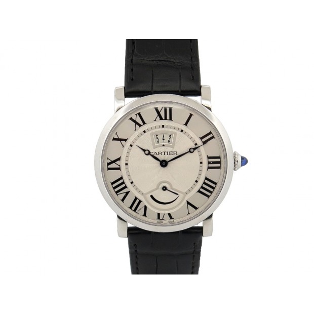 NEUF MONTRE ROTONDE DE CARTIER W1556369 40MM CROCO MECANIQUE FULLSET WATCH 9490€