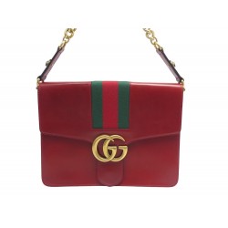 SAC A MAIN GUCCI MARMONT TUSCANY GG MARMONT BANDE WEB 421889 HANDBAG PURSE 3500€