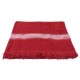 DRAP DE PLAGE HERMES YATCHING PETIT MODELE H102502M ROUGE FAUVE TOWEL 250€