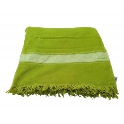 DRAP DE PLAGE HERMES YATCHING GRAND MODELE H102503M VERT NEW BEACH TOWEL 470€