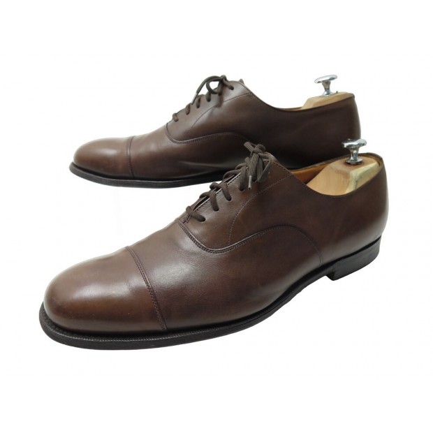 CHAUSSURES CHURCH'S CONSUL RICHELIEU 104 11F 45 CUIR MARRON LEATHER SHOES 940€