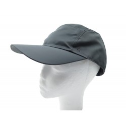 NEUF CASQUETTE HERMES RILEY T 59 COTON GRIS H231080N NEW GREY COTTON CAP 370€