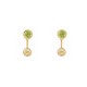 NEUF BOUCLES D'OREILLES POIRAY LOLITA 847105/CS EN OR 18K PERIDOT EARRINGS 1570€